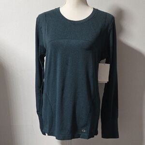 GAPFit Women's Long Sleeve Top - Deep Blue SIZE XL